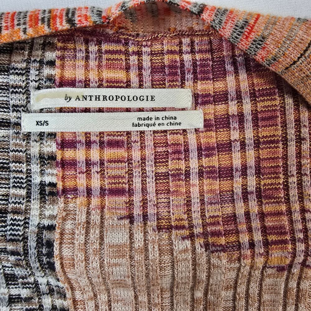 Anthropologie Patchwork Cardigan Sweater. Retails $198 - Picture 7 of 13